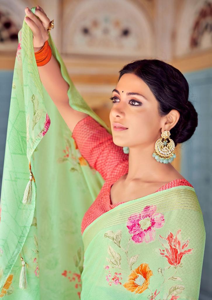 Kashvi Krishnaleela Printed Designer Ethnic Wear Silk Saree Collection